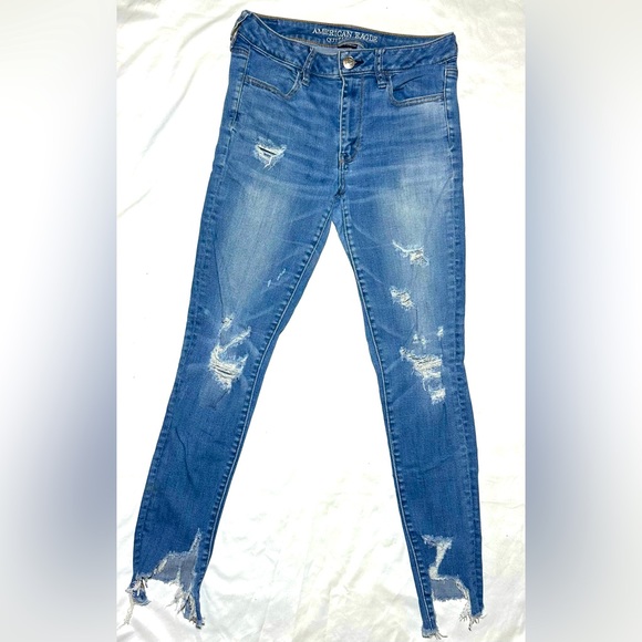 Size 6 American eagle high rise jegging - Picture 1 of 3